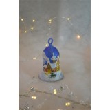 Kerstklokje blauw